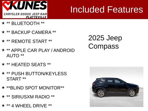 Used 2025 Jeep Compass Latitude image 2