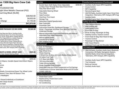 Used 2016 RAM 1500 Big Horn image 1