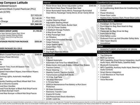 Used 2021 Jeep Compass Latitude w/ Convenience Group AWD/4WD image 5