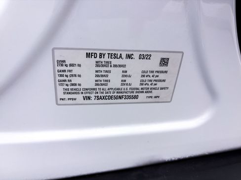 Used 2022 Tesla Model X AWD/4WD image 44