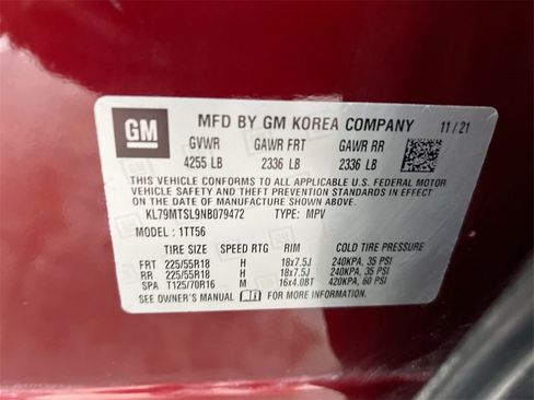 Certified 2022 Chevrolet TrailBlazer RS w/ Sun and Liftgate Package image 28