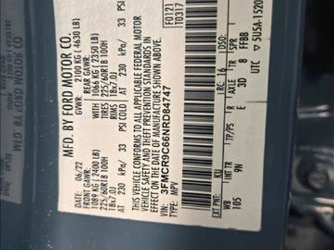 Used 2022 Ford Bronco Sport Outer Banks AWD/4WD image 24