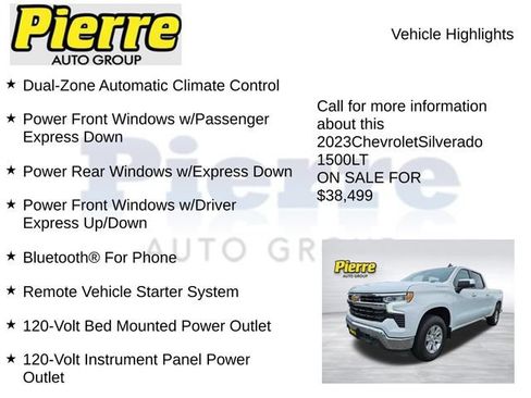Used 2023 Chevrolet Silverado 1500 LT w/ Work Truck Package AWD/4WD image 14
