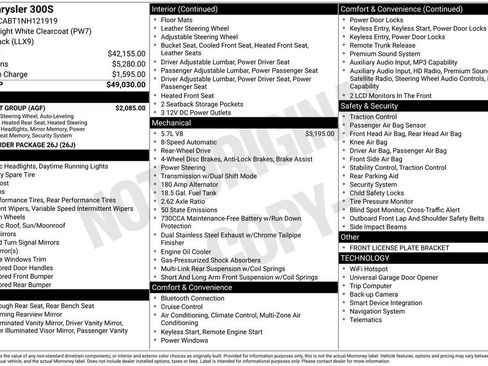 Used 2022 Chrysler 300 S w/ Comfort Group image 81