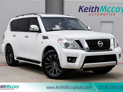 Used 2017 Nissan Armada Platinum w/ Captain Seat Package RWD image 1