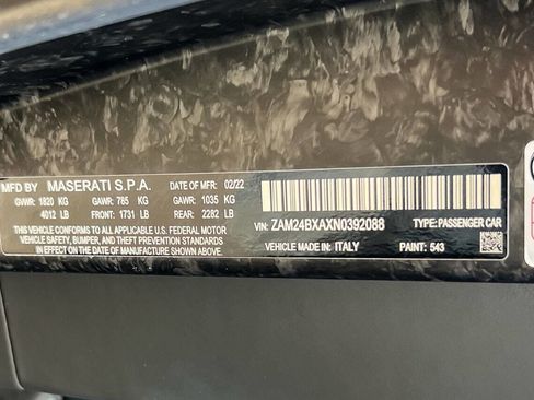 Used 2022 Maserati MC20 Coupe image 23