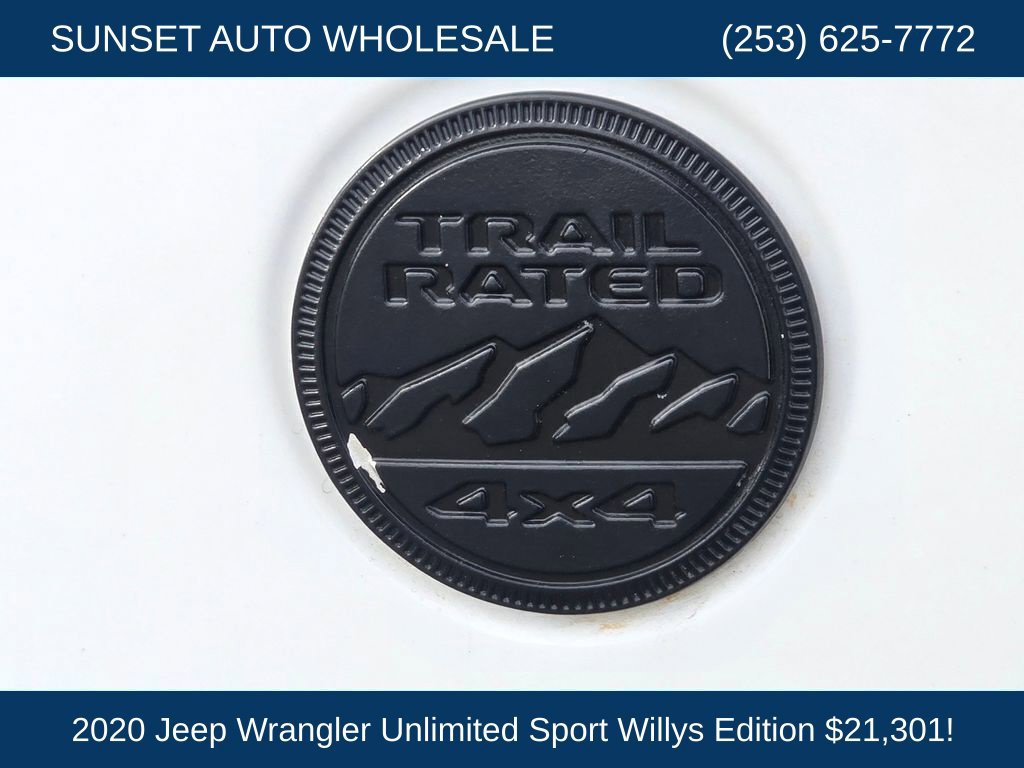 Used 2020 Jeep Wrangler Unlimited Sport AWD/4WD image 34