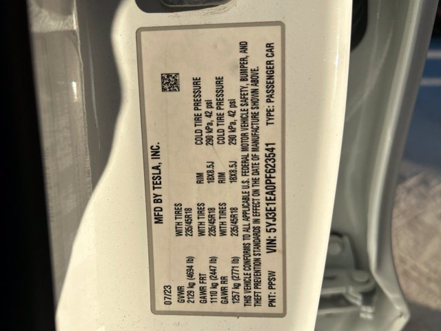 Used 2023 Tesla Model 3 Standard Range RWD image 20