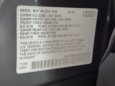 New 2026 Audi Q3 quattro 2.0T image 27