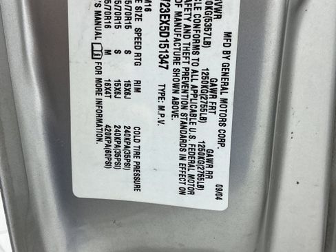 Used 2005 Pontiac Montana Extended w/ Convenience Package #1 FWD image 29