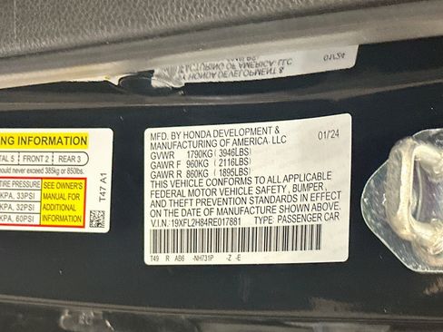 Used 2024 Honda Civic Sport image 12