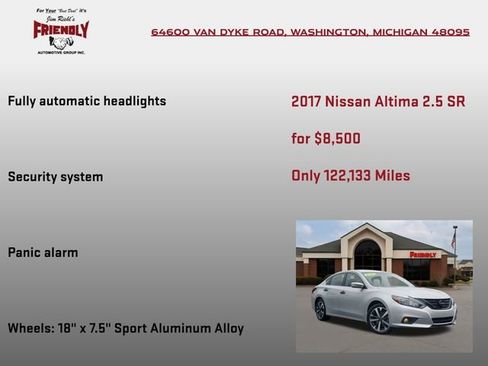 Used 2017 Nissan Altima 2.5 SR image 15