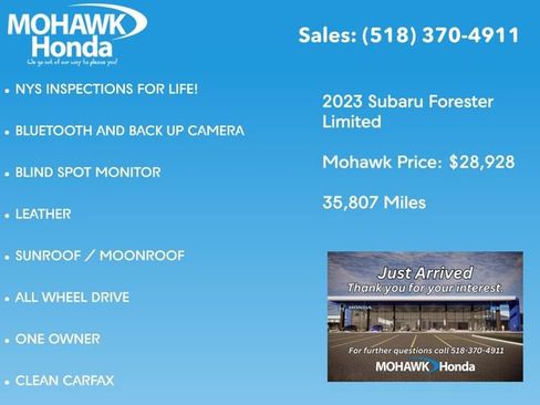 Used 2023 Subaru Forester Limited AWD/4WD image 3