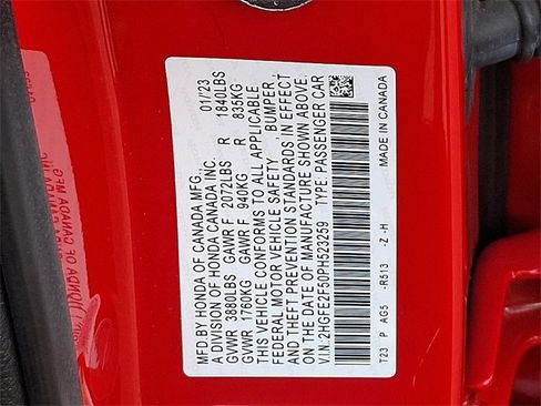 Used 2023 Honda Civic Sport image 27