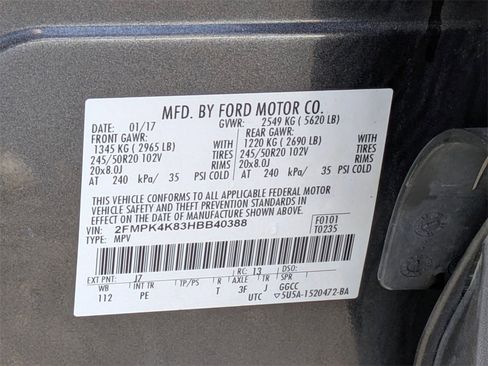 Used 2017 Ford Edge Titanium w/ Equipment Group 302A image 12