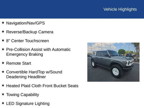Used 2023 Ford Bronco Heritage Edition AWD/4WD image 27