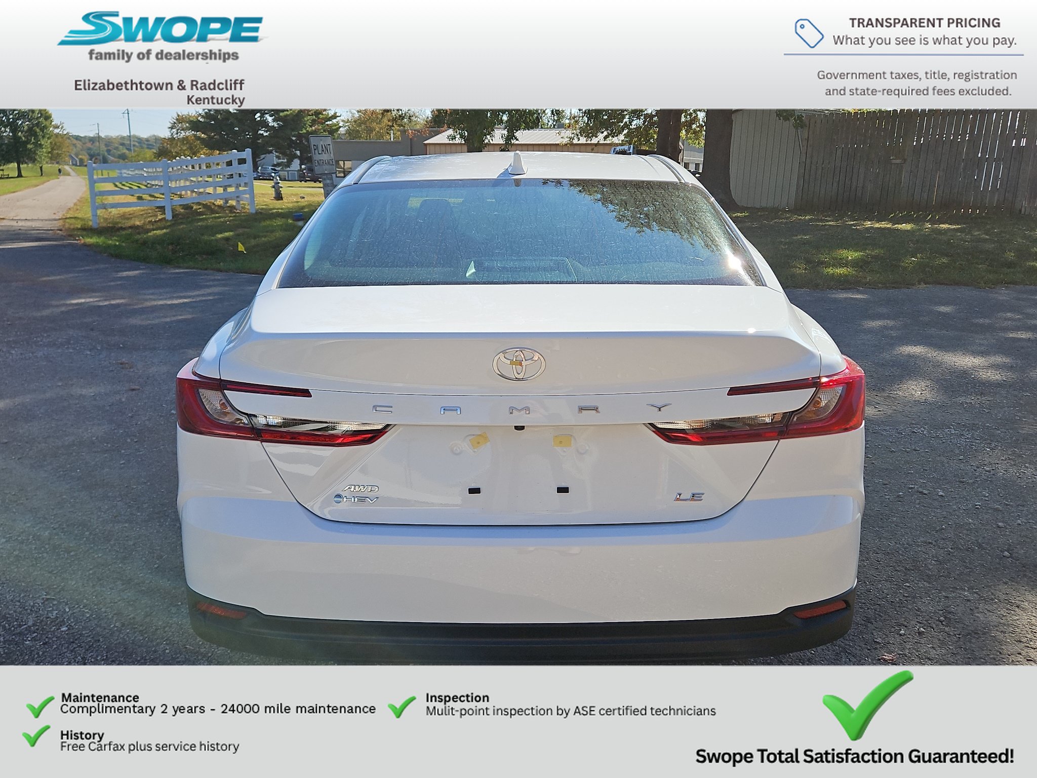 New 2027 Toyota Camry LE w/ Convenience Package AWD/4WD image 4