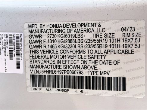 Used 2023 Honda Odyssey Elite image 35