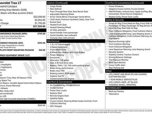 New 2026 Chevrolet Trax LT w/ Driver Confidence Package image 26