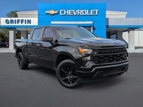 Used 2024 Chevrolet Silverado 1500 Custom w/ LPO, Dark Essentials Package AWD/4WD image 2