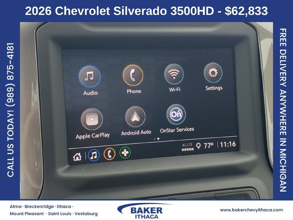 New 2026 Chevrolet Silverado 3500 W/T w/ WT Convenience Package AWD/4WD image 16