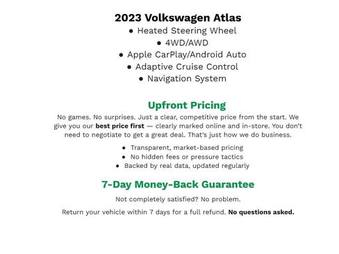 Used 2023 Volkswagen Atlas SEL R-Line AWD/4WD image 2