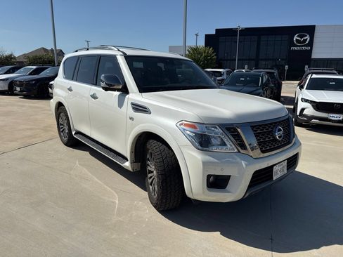 Used 2019 Nissan Armada Platinum w/ Captain's Chairs Package AWD/4WD image 3