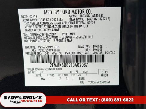 Used 2015 Ford Flex Limited AWD/4WD image 19