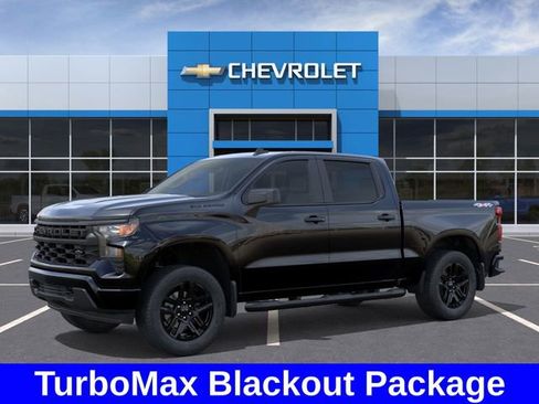 New 2026 Chevrolet Silverado 1500 Custom w/ Turbomax Blackout Package image 3
