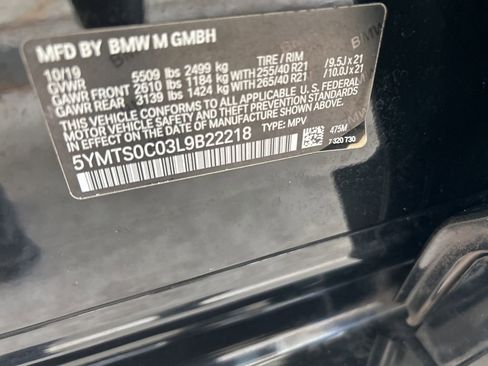 Used 2020 BMW X3 M w/ Executive Package image 45