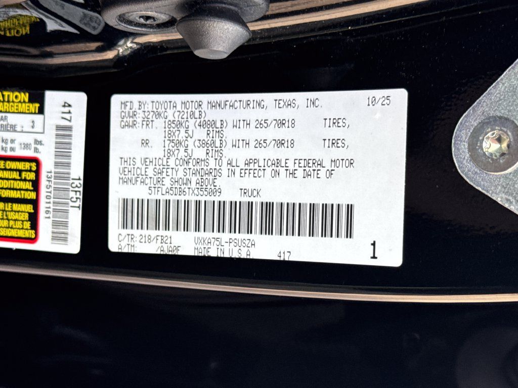 Used 2026 Toyota Tundra SR5 w/ TRD Off-Road Package AWD/4WD image 46
