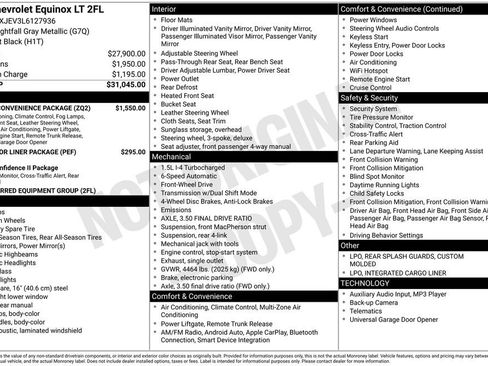 Used 2020 Chevrolet Equinox LT w/ Driver Convenience Package image 4