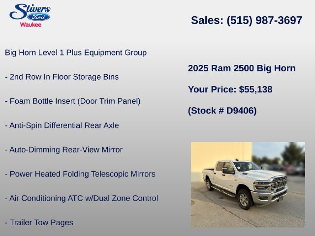Used 2025 RAM 2500 Big Horn AWD/4WD image 8