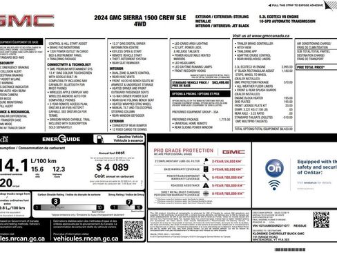 Used 2024 GMC Sierra 1500 SLE w/ Preferred Package image 3