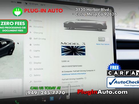 Used 2025 Tesla Model 3 Performance AWD/4WD image 34
