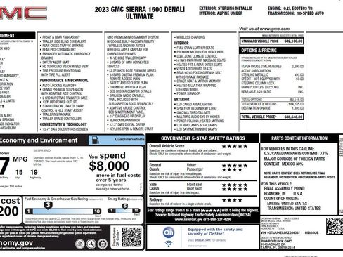 Used 2023 GMC Sierra 1500 Denali Ultimate AWD/4WD image 3