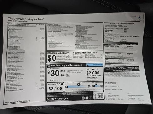 New 2026 BMW 230i Coupe w/ Premium Package RWD image 19