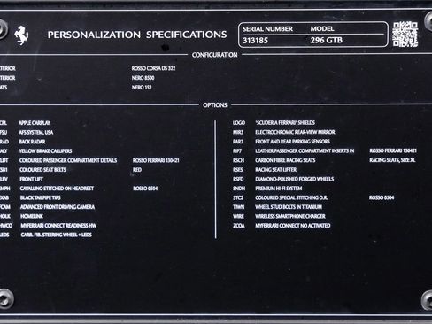 Used 2025 Ferrari 296 GTB image 10