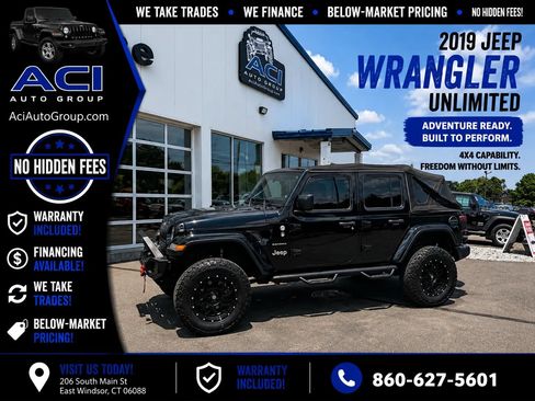 Used 2019 Jeep Wrangler Unlimited Sahara AWD/4WD image 1