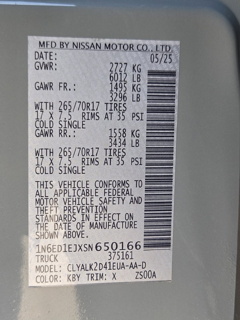 Used 2025 Nissan Frontier Pro-X RWD image 31
