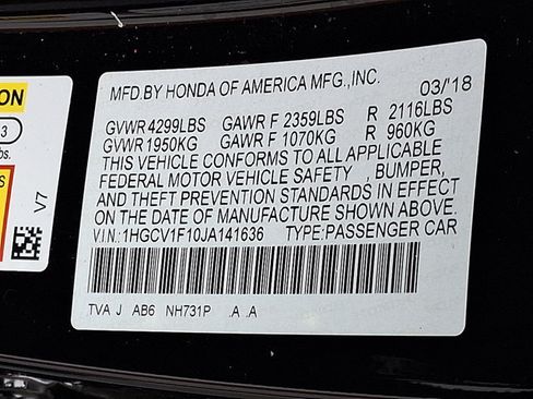 Used 2018 Honda Accord LX image 26