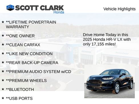 Used 2025 Honda HR-V LX image 11