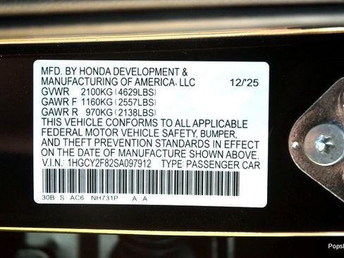 New 2025 Honda Accord Touring image 18