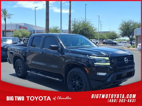 Used 2023 Nissan Frontier SV w/ Midnight Edition Package RWD image 1