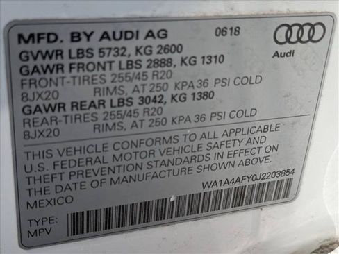 Used 2018 Audi SQ5 Premium Plus w/ Navigation Package AWD/4WD image 16