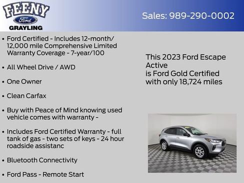 Certified 2023 Ford Escape Active image 5