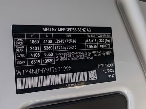 New 2026 Mercedes-Benz Sprinter 2500 image 12