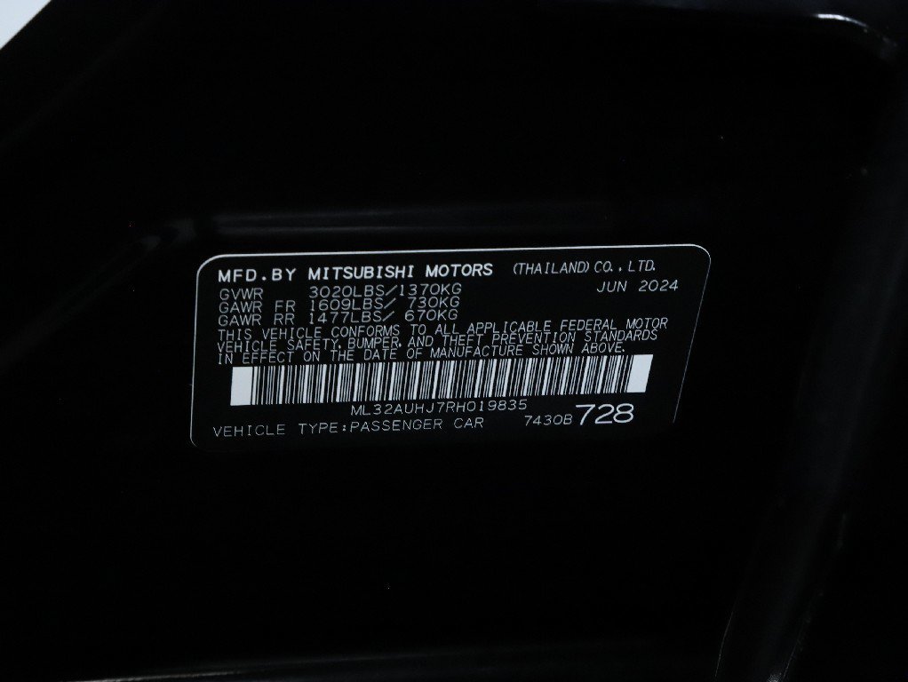 Used 2024 Mitsubishi Mirage FWD image 20
