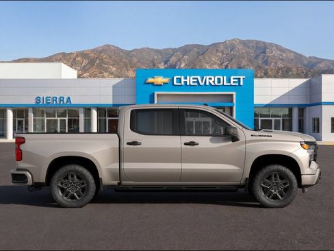 New 2026 Chevrolet Silverado 1500 Custom w/ Turbomax Blackout Package RWD image 3