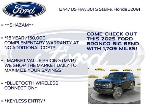 New 2025 Ford Bronco Big Bend AWD/4WD image 5